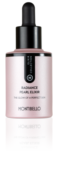 glowy skin, montibello, radiance pearl elixir